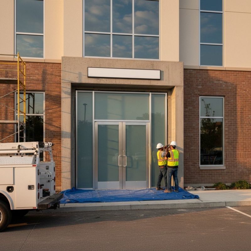 Commercial Door Replacement detail